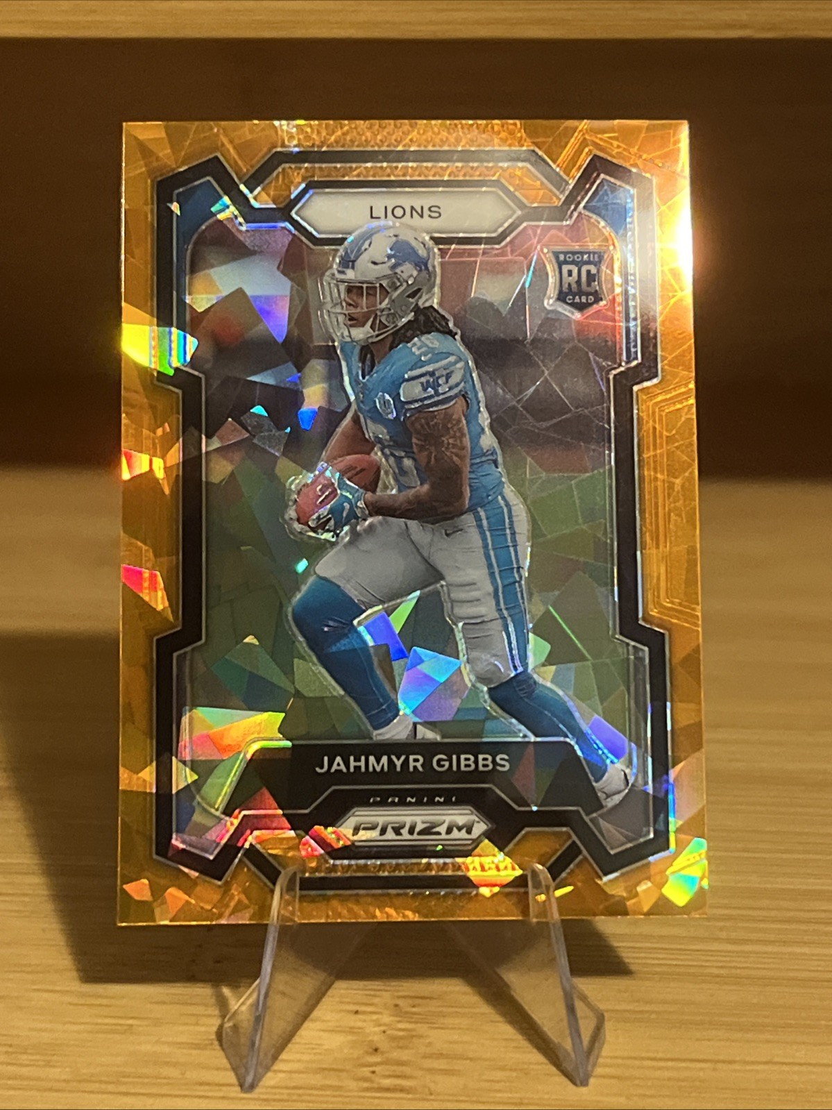 2023 Panini Prizm - Rookies Jahmyr Gibbs #331 Orange Ice Prizm (RC)