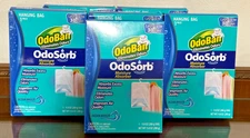 7 Pack OdoBan Eliminates Odors  OdoSorb Hanging Moisture Absorber Ocean Breeze