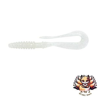 NEU Keitech Mad Wag Slim 4,5 Zoll #370 Clear Silver Glow