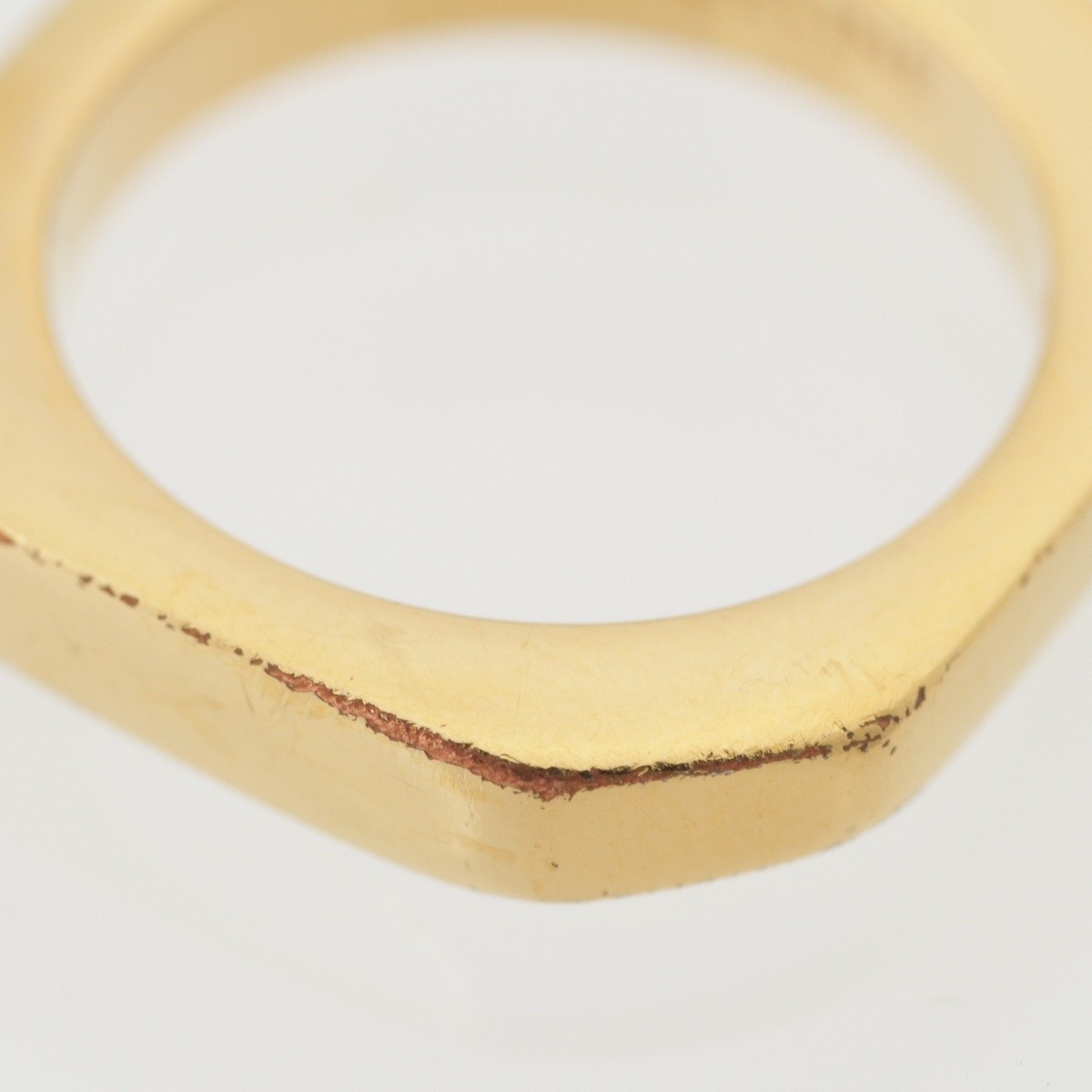 CELINE Square Simple Form Ring ring Accessories g… - image 9