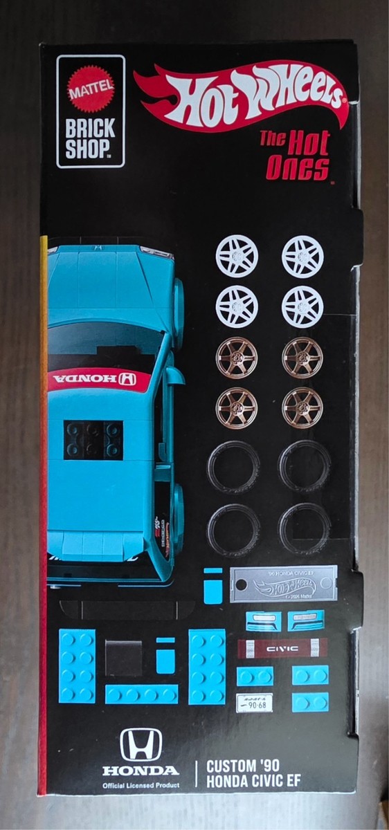 Mattel Brick Shop x Hot Wheels - Custom '90 Honda Civic EF (JHF62