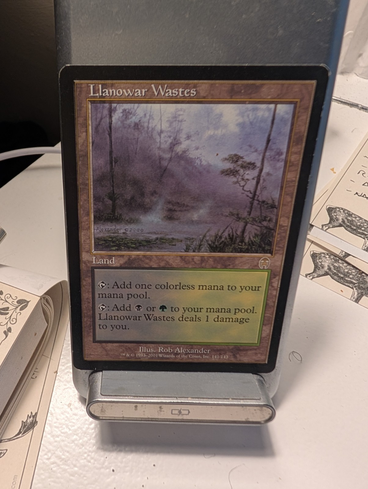 MTG Llanowar Wastes - Apocalypse - NM/EX