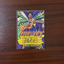 2022-23 Panini Court Kings Andrew Nembhard Rookie Fresh Paint Auto 035/199 RC SP