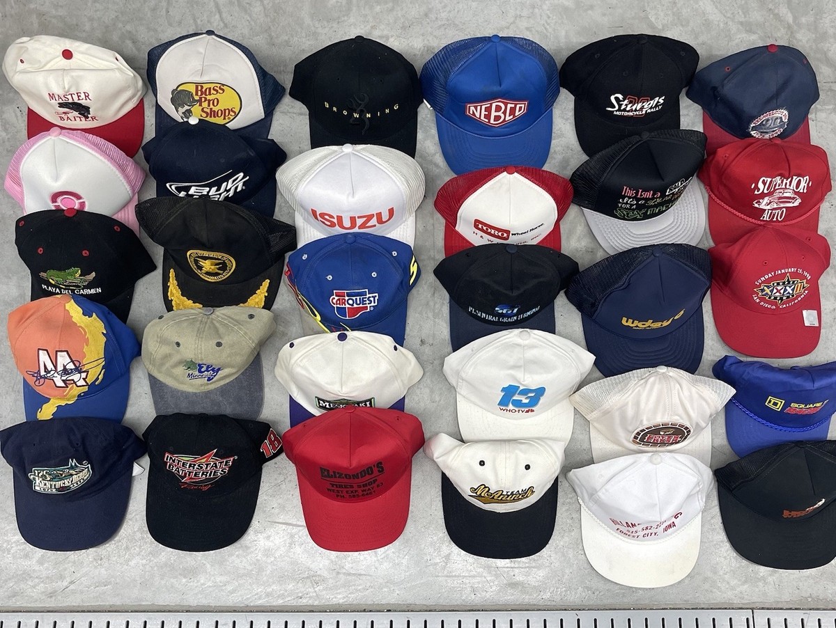 Lot of 30 Vintage Trucker Snapback Hats Assorted Variety | eBay display picture 3
