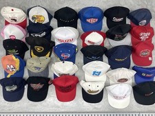 Lot of 30 Vintage Trucker Snapback Hats Assorted Variety
