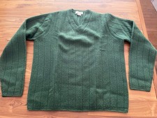 Vintage 90’s J Crew Green Wool Men’s Med Sweater 