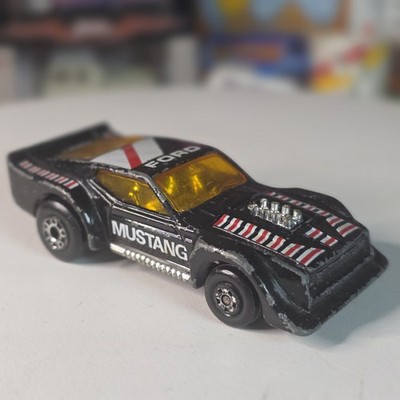 Vintage 1983 Matchbox IMSA Ford Mustang Mach 1 Black 