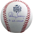 Dansby Swanson Autographed Atlanta Braves OML Baseball WS Champs Fanatics 54483