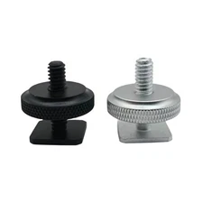 Reliable Metal Hot Shoe Mount 1/4Inch Screw Adapter for DSLR Cameras Accessories