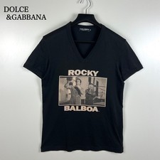 Dolce Gabbana D G 00S Y2K Archive Rocky Tee 46 M Stallone T-Shirt Rare