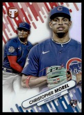 2023 TOPPS PRISTINE FRESH FACES CHRISTOPHER MOREL RC CHICAGO CUBS #FF-4 INSERT