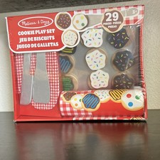 Melissa  Doug Cookie Play Set 29-Piece Pretend Play Food Set NEW Sealed