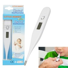 Digital Lcd Thermometer Under Arm Rectal Fever Body Temperature Child Adult Baby