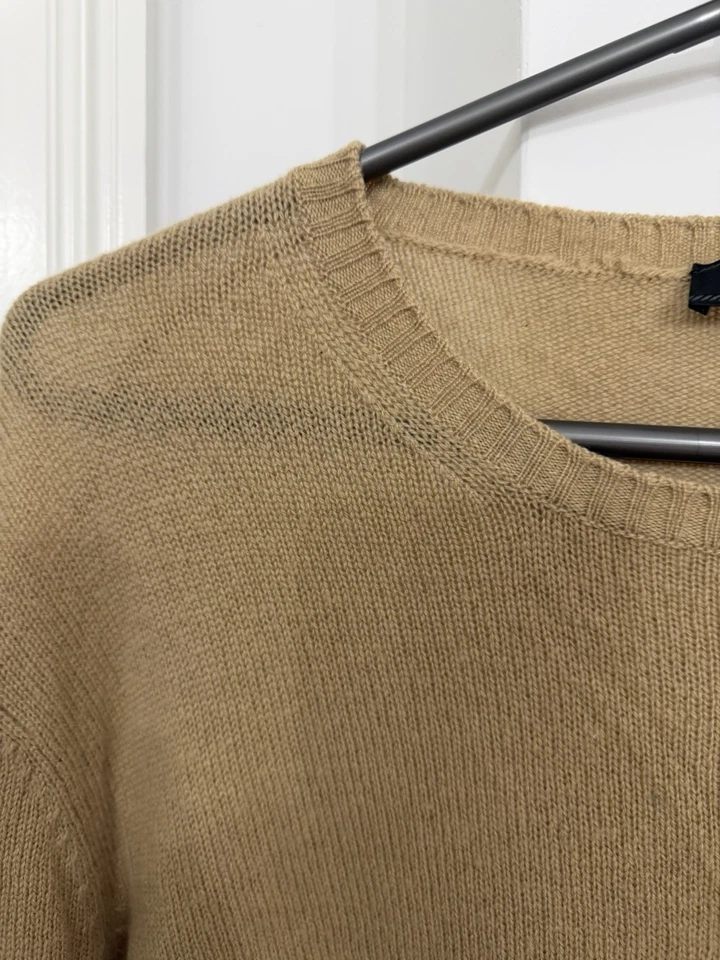 Authentic Men’s PRADA cashmere Sweater 56 - Runs Small Like 54 Preowned Tan - Image 2 of 4