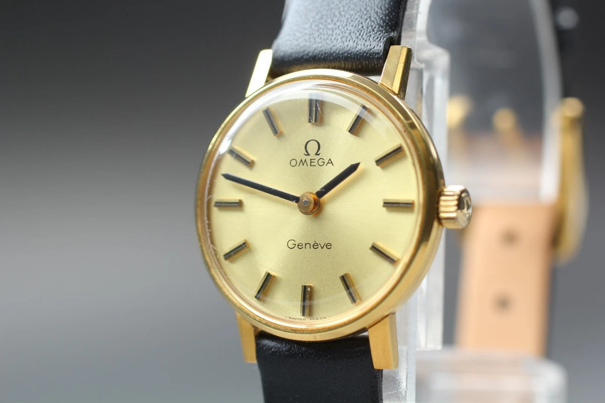 Gold Plated Case Women OMEGA Genève Wristwatches for sale | eBay