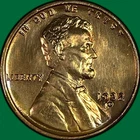 1932-D Lincoln Wheat Cent Almost Uncirculated AU Coin, Harshly Cleaned #34399
