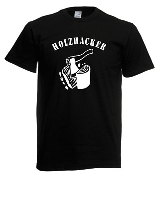 Herren T-Shirt l Holzhacker Holzarbeiter l Größe bis 5XL