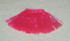 Mattel 1990 Hawaiian Fun Skipper Hot Pink Grass Hula Skirt