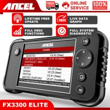 ANCEL FX3300 Elite Car OBD2 Scanner Diagnostic Scan Tool Full System Code Reader