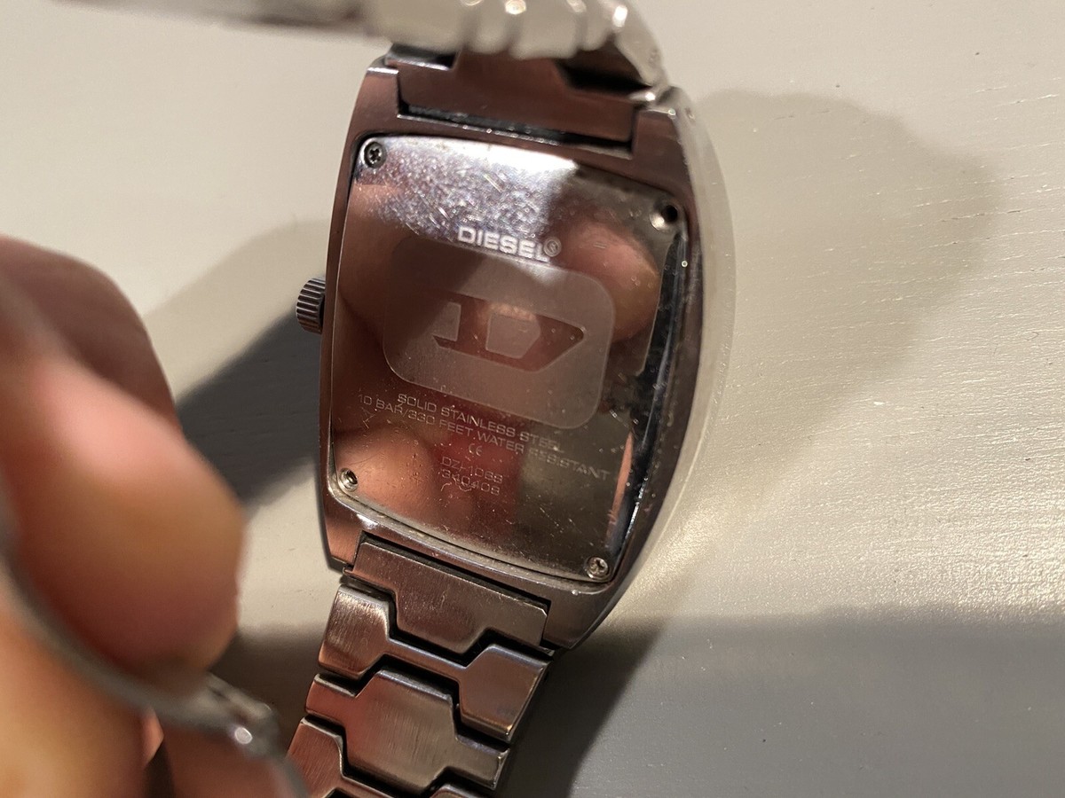 Diesel Vintage Watch Dz1068 Solid Stainless Steel NOT Diesel Vintage Watch Dz1068 Solid Stainless Steel NOT