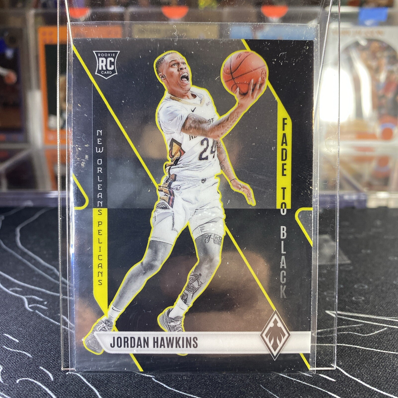 2023-2024 Phoenix Jordan Hawkins Fade To Black Silver Rookie Card