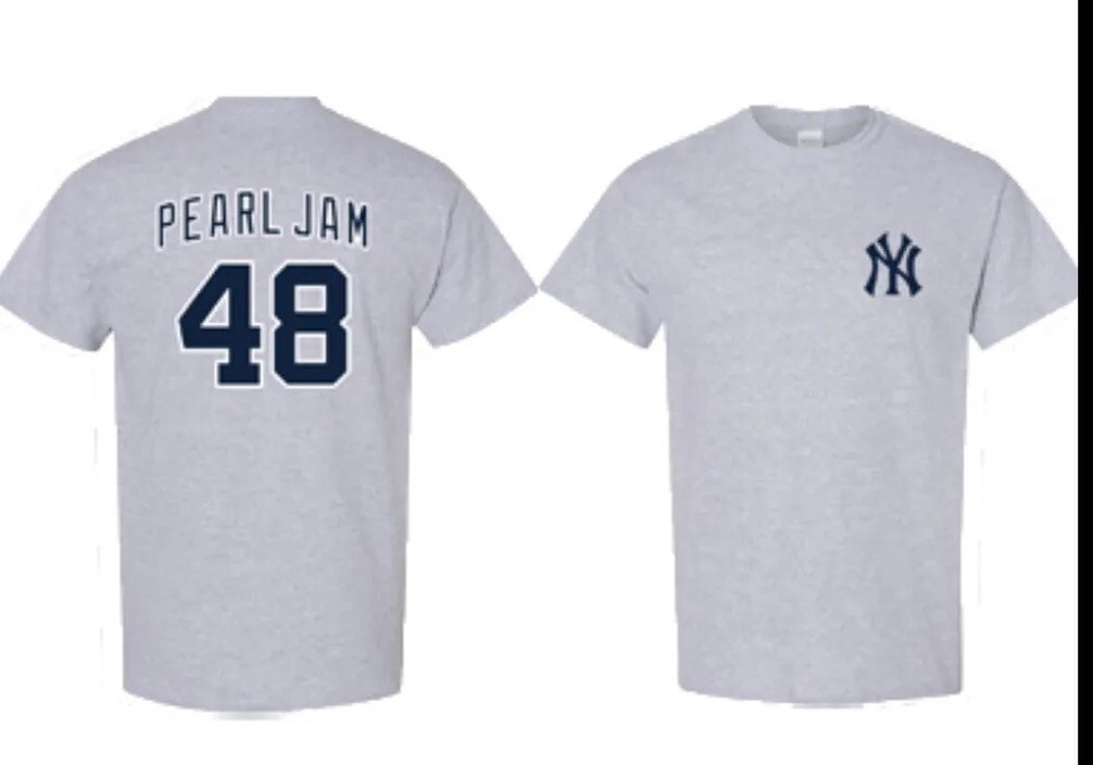 PEARL JAM SHIRT XL NY YANKEES STADIUM 2022 #48 ANTHONY RIZZO