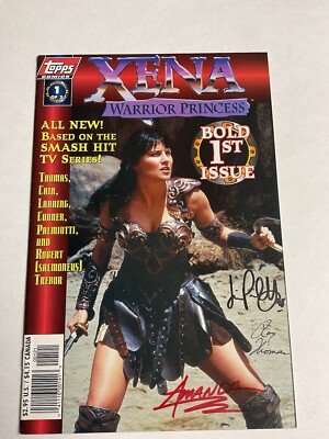 Xena Warrior Princess #1 ~ SIGNED BY ROY THOMAS AMANDA CONNER & PALMIOTTI 1997