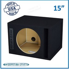 15" Single Ported Sub Box Subwoofer Enclosure Ground Shaker 15" Speaker Box
