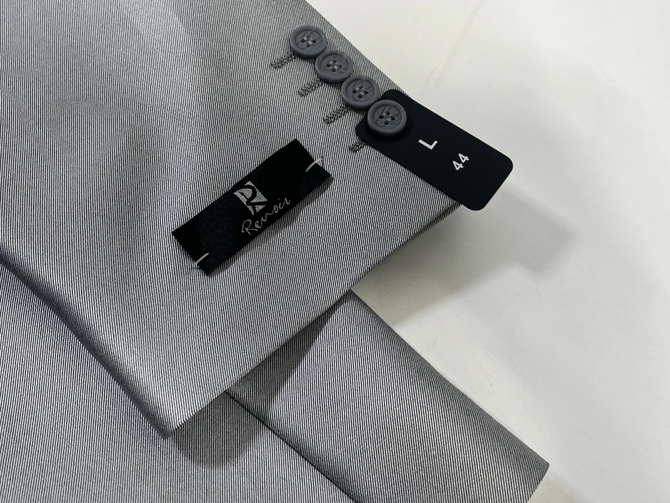 Traje Para Hombre Renoir Plateado Calce Clásico 2 Botones Talla 44L NUEVO Foto 2 de 4