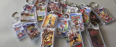 Nintendo Wii Game Art Video Game Keychain | Chain | Pendent (Front & Back) - Image 1 of 3