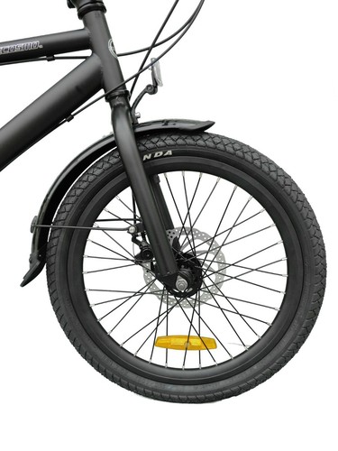 Folding Tandem Bicycle Ecosmo Black 20" Wheel 7SPShimano DiscBrake 23kg-20TF01BL - Picture 6 of 12