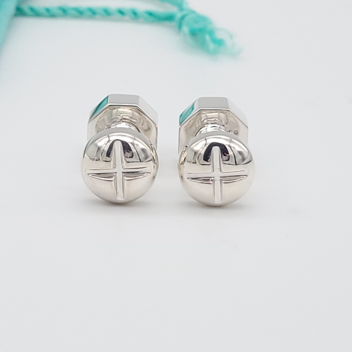 Tiffany & Co. 925 Sterling Silver Nut & Bolt Men`s Cuff