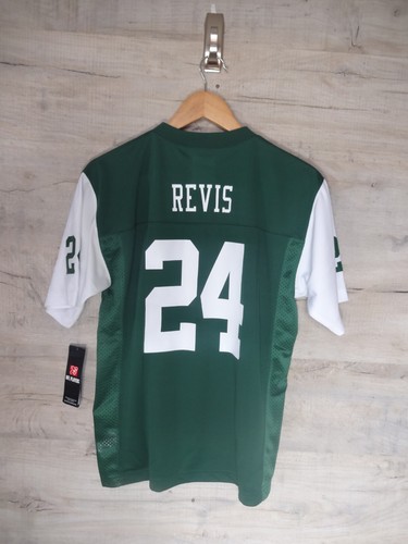 New York Jets Revis Vintage Fußball NFL Trikot L Jungen passend für kleine Männer - Bild 5 von 6