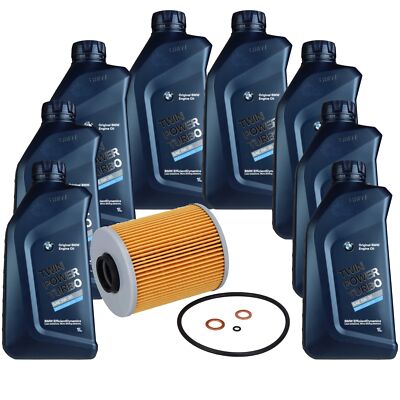 FEBI BILSTEIN Ölfilter 8L BMW Twin Power Turbo 5W-30 für 3er Cabriolet E36 328i