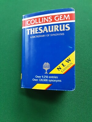 Collins Gem Thesaurus 1987 Englisch, Vintage, Synonym, A Dictionary of Synonyms