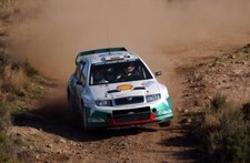 Armin Schwarz (GER) Skoda Fabia WRC on Stage 1 Rally Car 2004 Old Photo