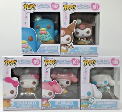 Funko Pop! Hello Kitty and Friends #99 #100 #101 #102 #103 Set of 5 W/ Protector
