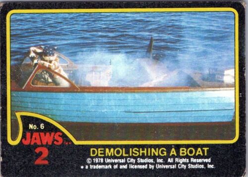 1978 Jaws 2 Trading Cards Lot of 7 - All Pictured - Foto 1 di 7