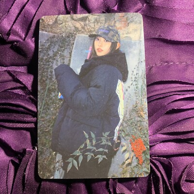 HAERIN NEWJEANS PINK CLUB Edition Celeb K-POP Girl Photo Card Cap Winter