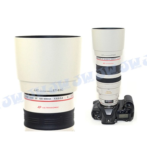 JJC Lens Hood Shade for CANON EF 100-400mm F4.5-5.6L IS USM Lens as ET-83C White - Picture 2 of 7