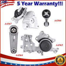 FOR 2014-2017 NISSAN ROGUE 2.5L ENGINE AUTO TRANSMISSION MOTOR MOUNT KIT 4PCS