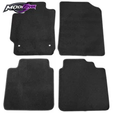 For 07-11 Toyota Camry Floor Mats Nylon Black Non-Slip Auto Carpets 4PC Set
