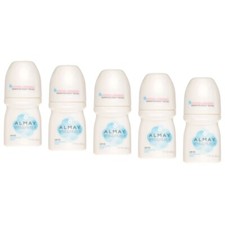 5 Pack Almay Sensitive Skin Roll On Fragrance Free Anti Perspirant 1.7 Oz Each