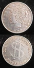 Vintage One Silver Trade Unit Peace Dollar 1 Oz Troy 999 Fine Silver Round 24183