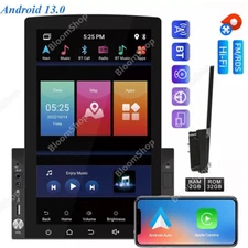 Android 13 2 Din 10.1" Vertical Car Stereo Radio GPS WiFi Touch Screen FM Player