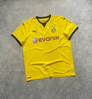 BORUSSIA DORTMUND 2015 2016 HOME FOOTBALL SHIRT SOCCER JERSEY PUMA 747997  2XL