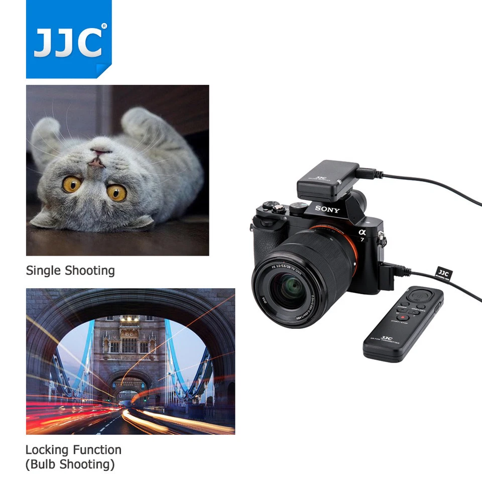 JJC 100M Wireless Remote Control for Sony A6600 A6500 A6400 A6300 A6100 A5100 - Image 2 of 4