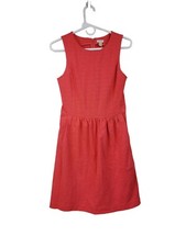 J. Crew Daybreak Dress Sleeveless Size XS Coral Pink Pockets