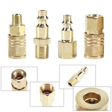 2-8P 1/4" NPT Quick Connect Air Hose Fittings Compressor Connector Coppering