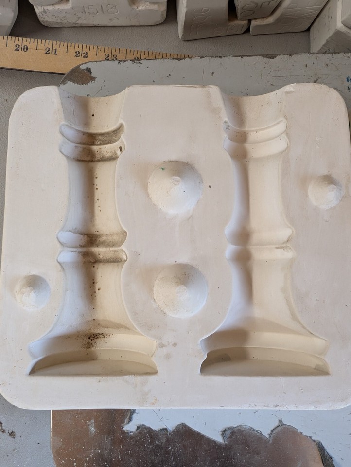 Candlesticks Vintage Slip Casting Ceramic Mold eBay